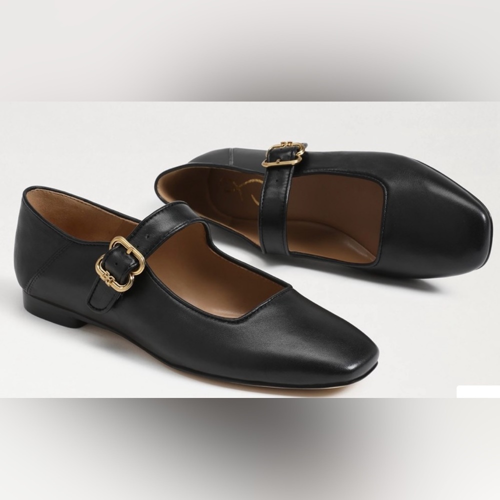 Sam Edelman Black Mary Jane Flats